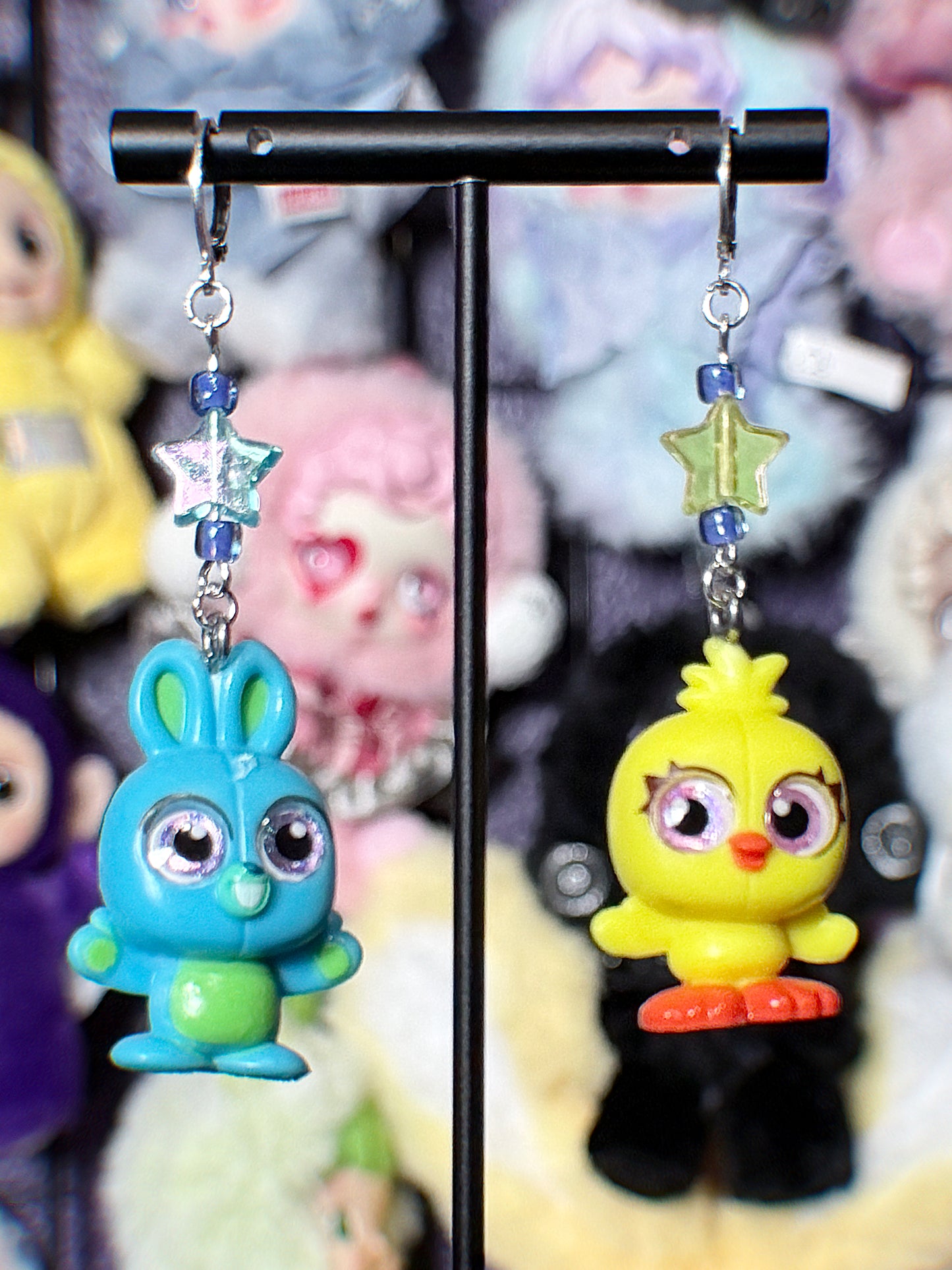 bunny n ducky earrings