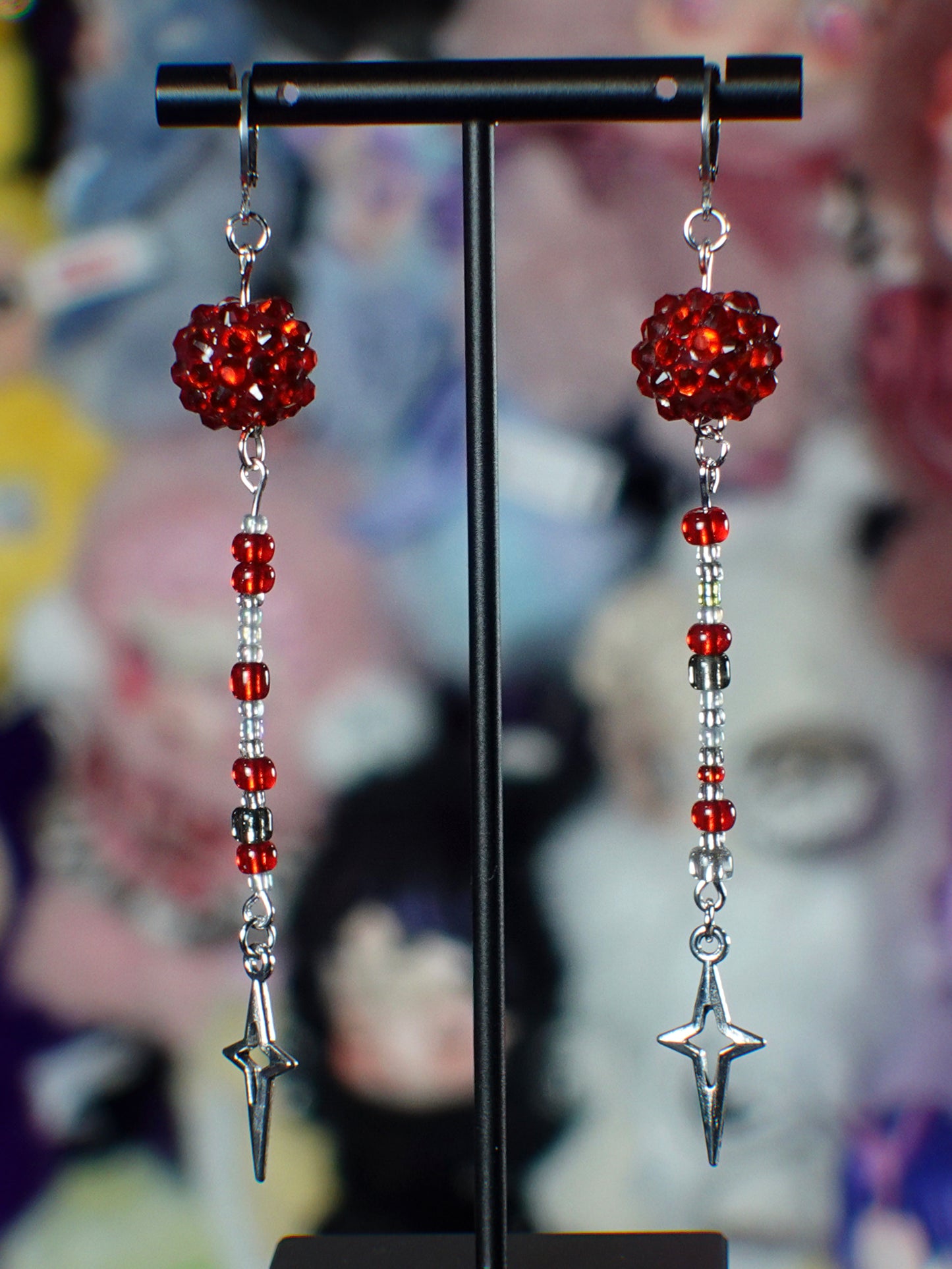 mars disco earrings