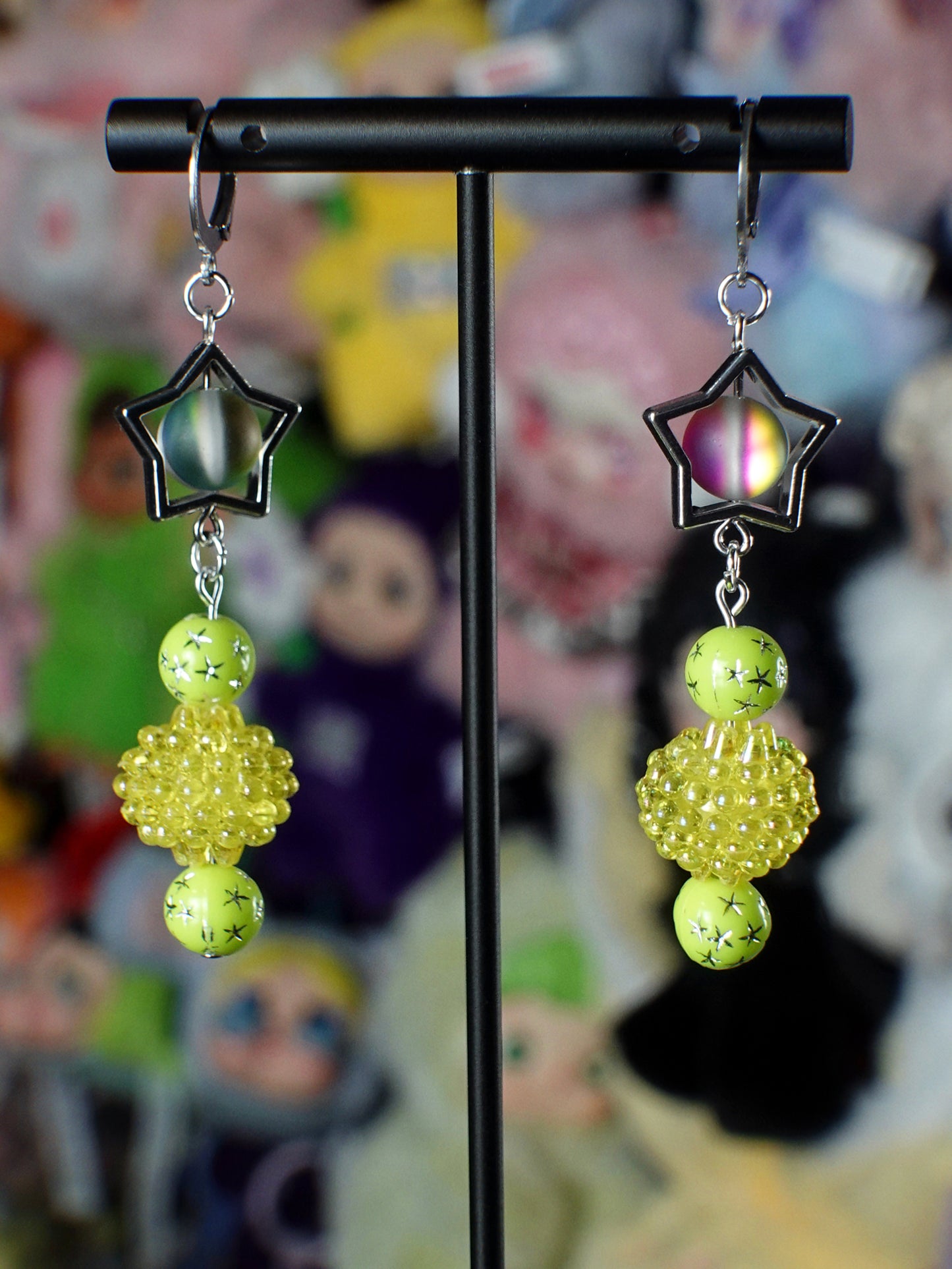 meteoric melon earrings