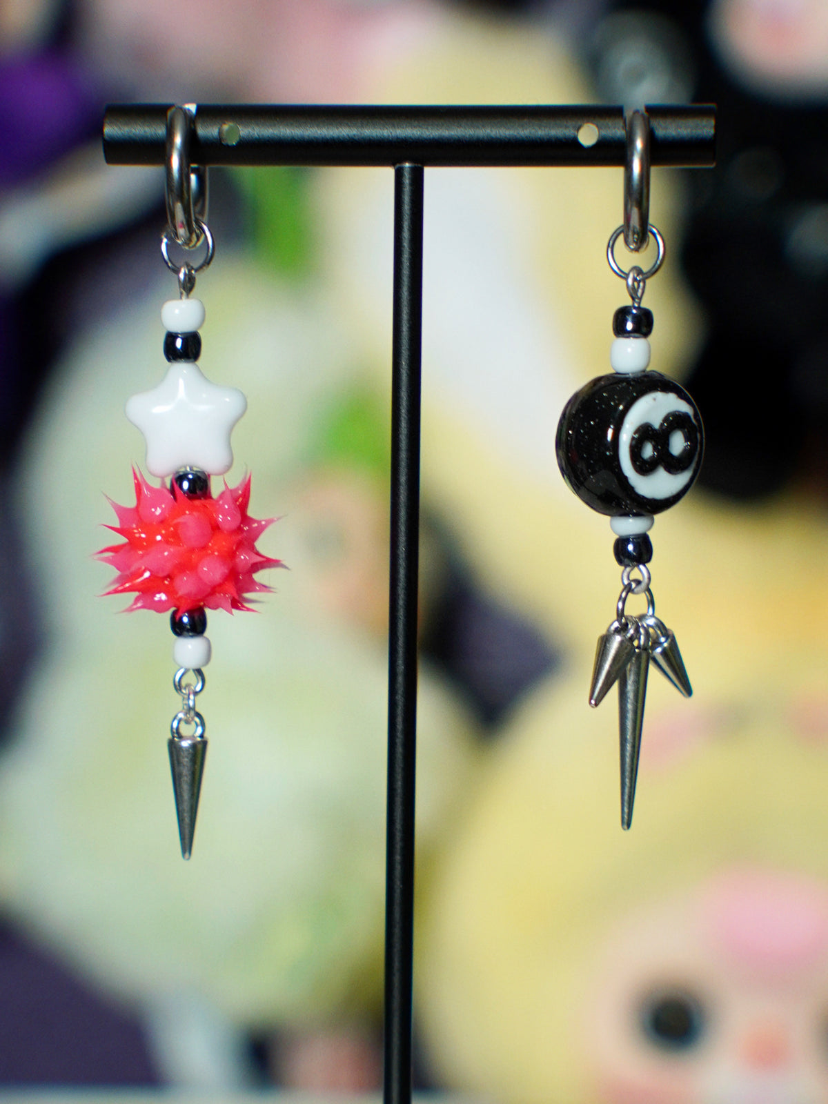 spiky earrings (8 styles)