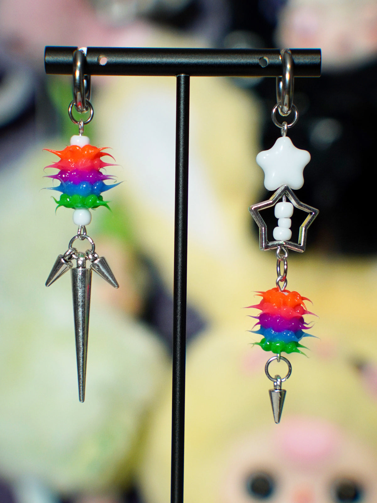 spiky earrings (8 styles)
