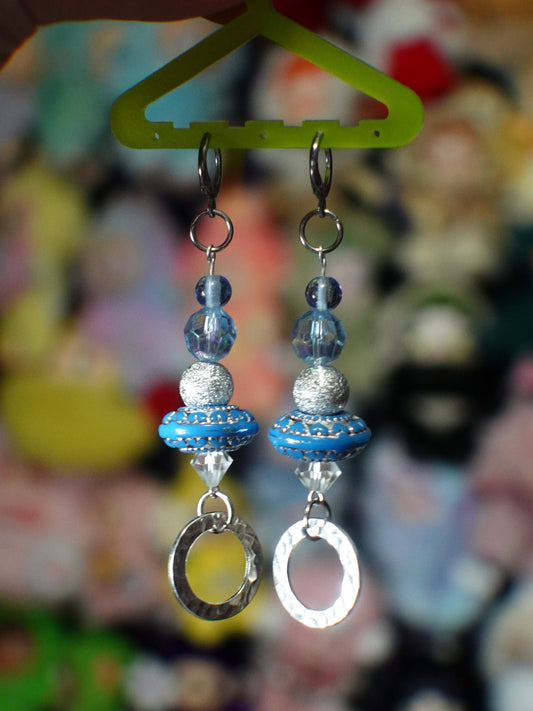 cerulean orbit earrings