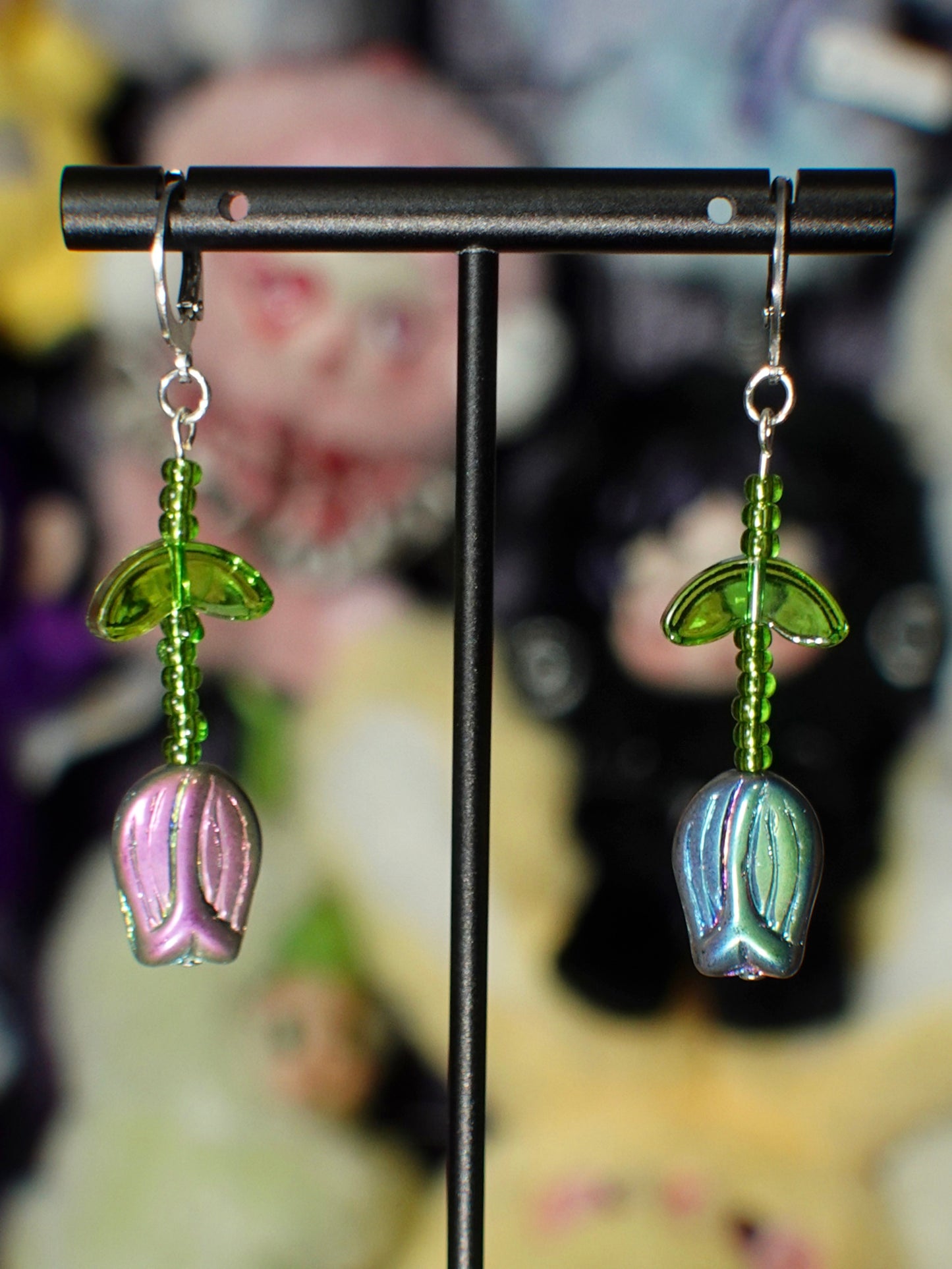 twinkling tulip earrings (THREE COLORS)