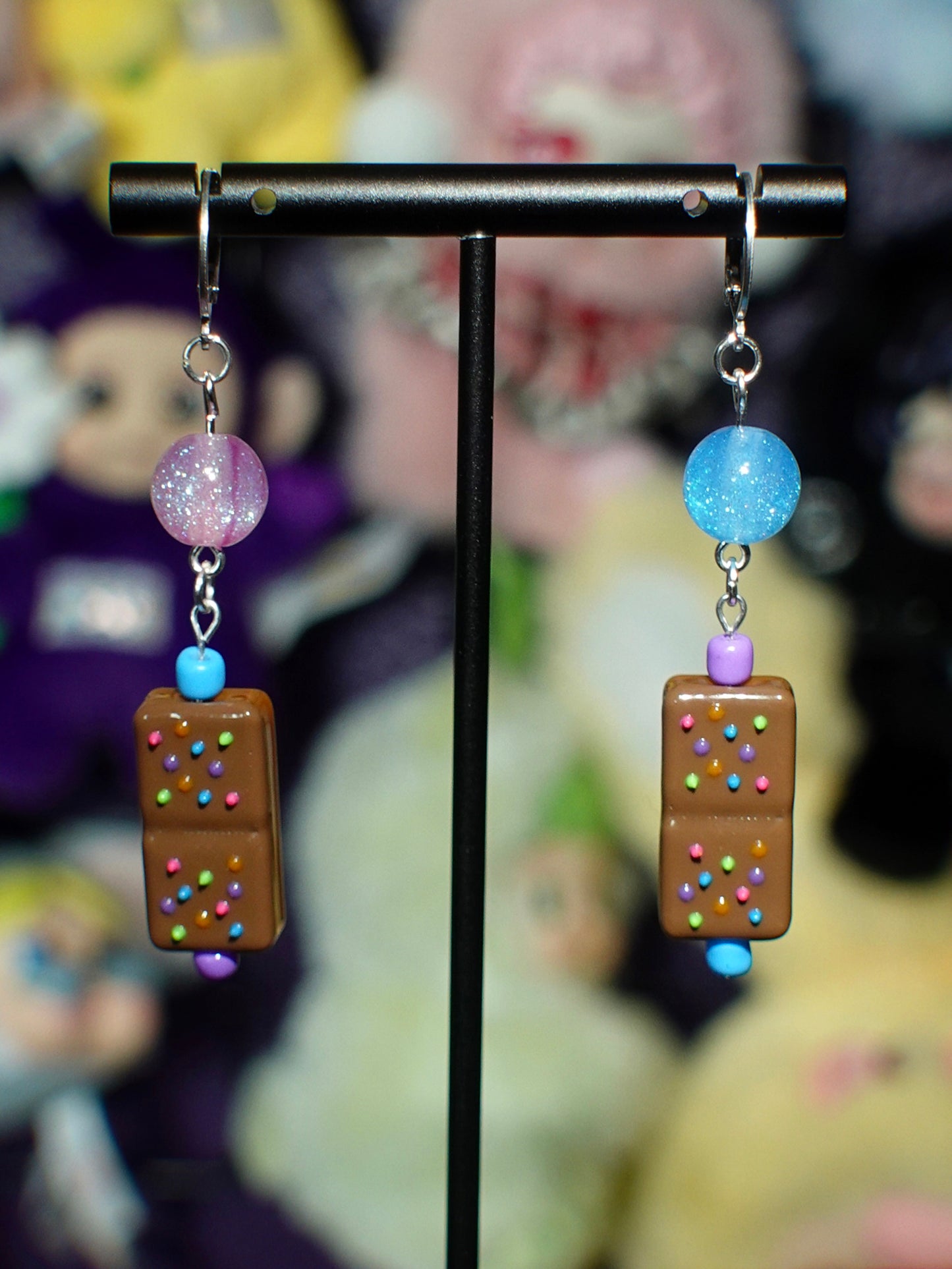 cosmic brownie earrings