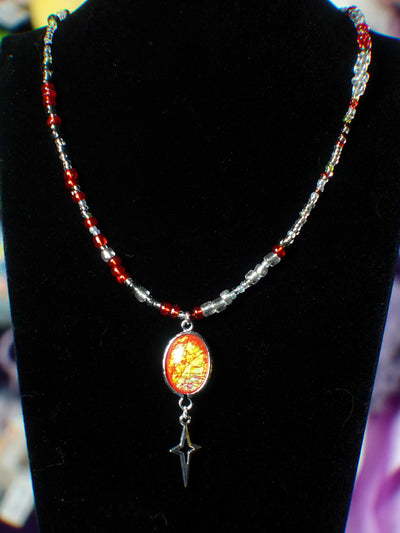 fire sparkle necklace