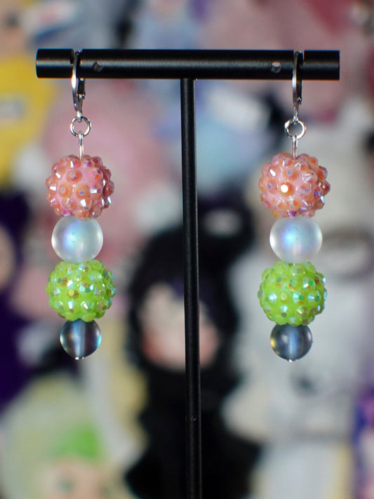 gumdrop comet earrings