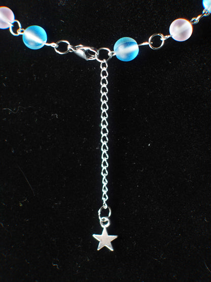 periwinkle flutter necklace