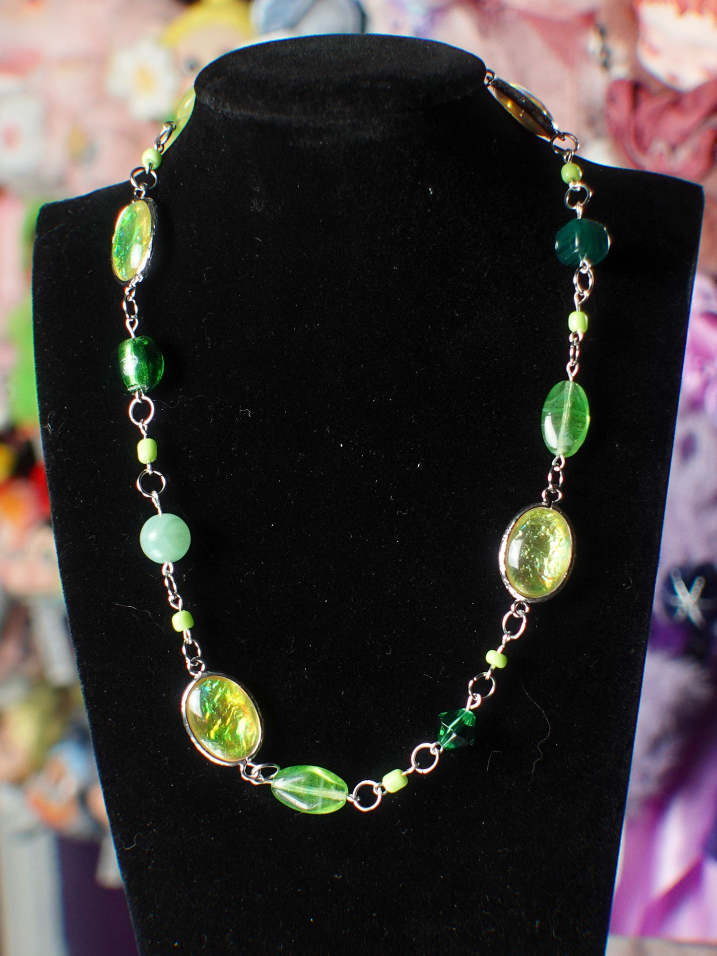 grass galaxy necklace