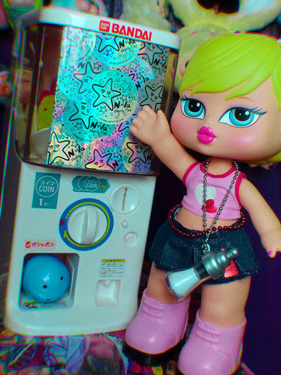 earring gachapon (+ freebie sticker)