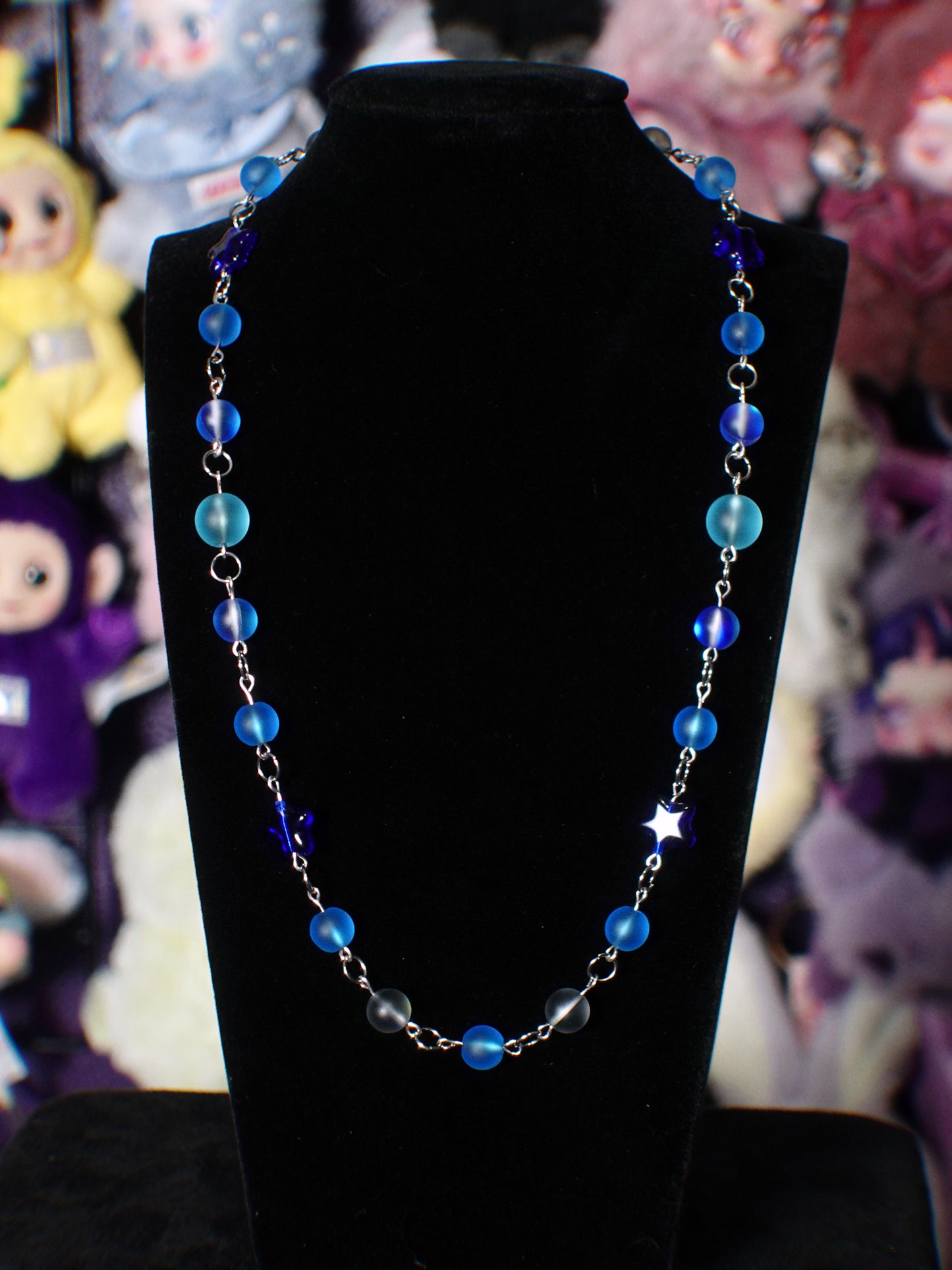 aqua orbit necklace