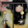 opal star earrings (TWO COLORS)