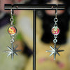 opal star earrings (TWO COLORS)