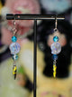 ammonite dagger earrings
