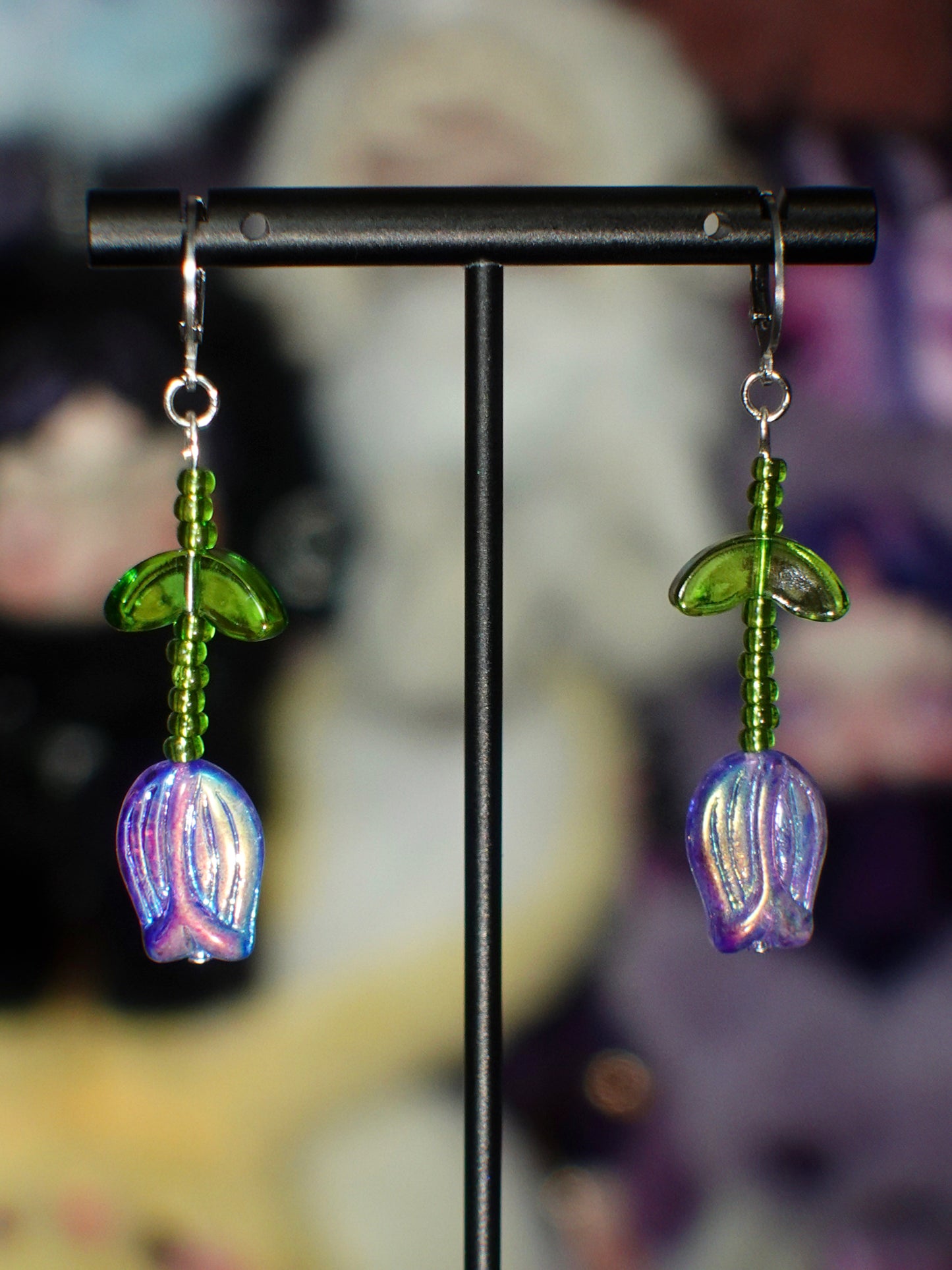 twinkling tulip earrings (THREE COLORS)