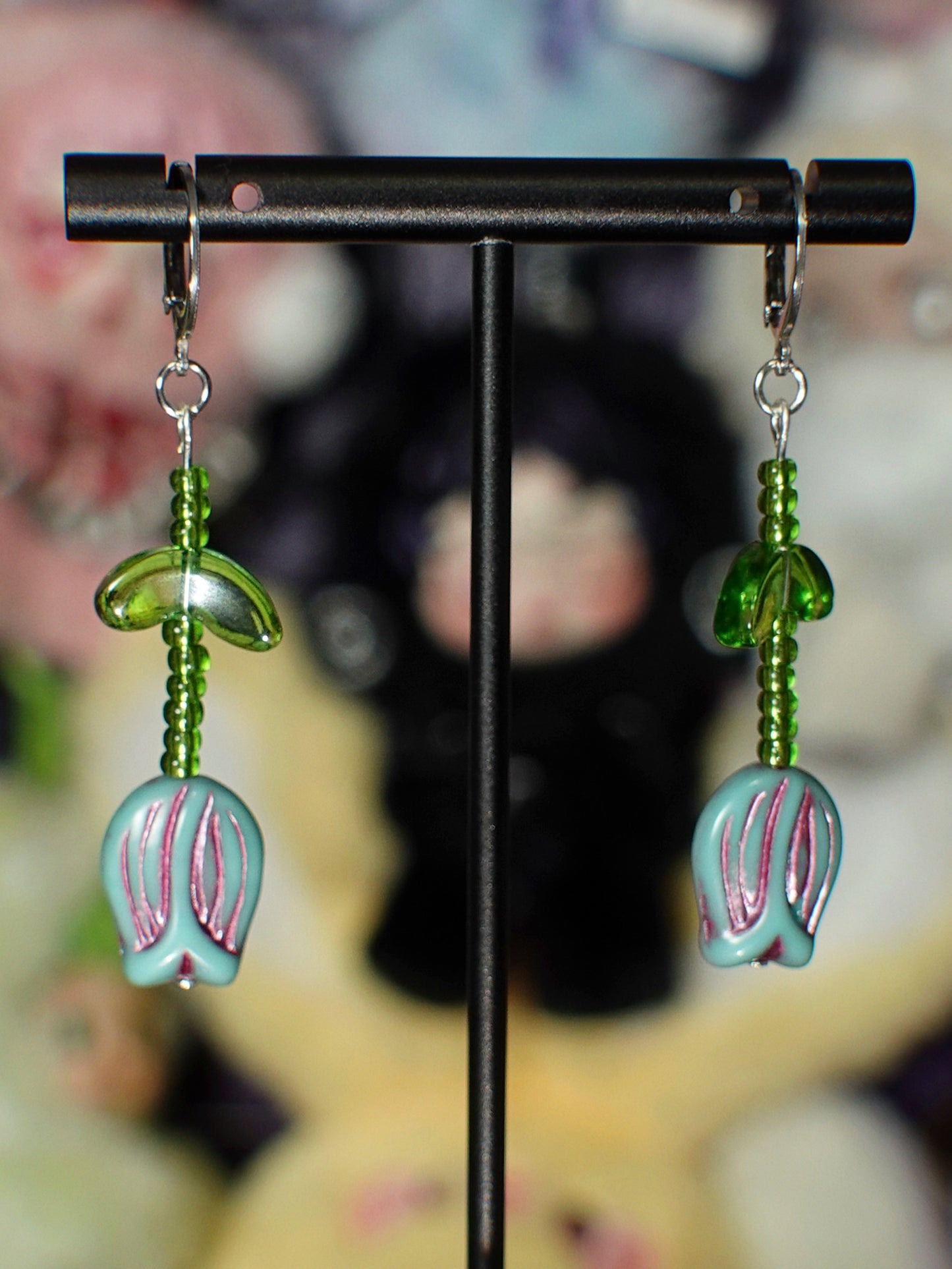 twinkling tulip earrings (THREE COLORS)