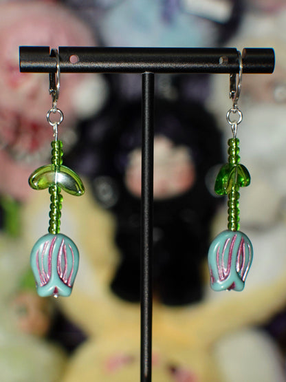twinkling tulip earrings (THREE COLORS)