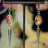 opal spike earrings (THREE COLORS)
