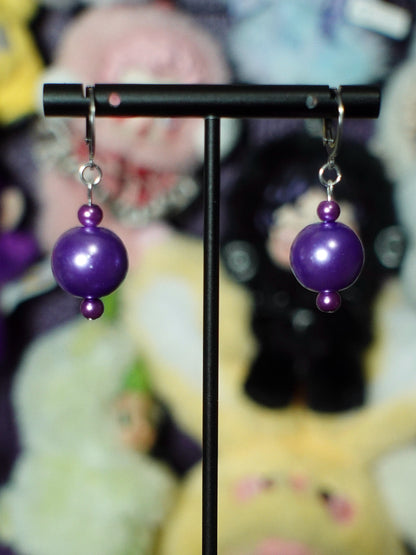 chroma pearl earrings (THREE COLORS)
