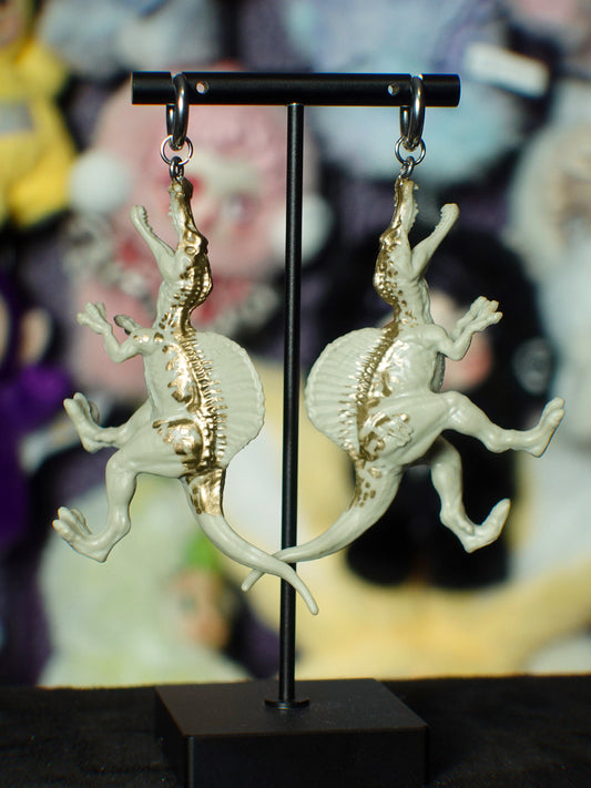 spinosaurus earrings