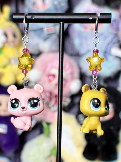 littlest pet shop earrings (misc colors)