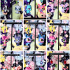 littlest pet shop earrings (pink/blue/purple)