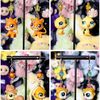 littlest pet shop earrings (yellow/orange)