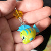 ariel n flounder earrings
