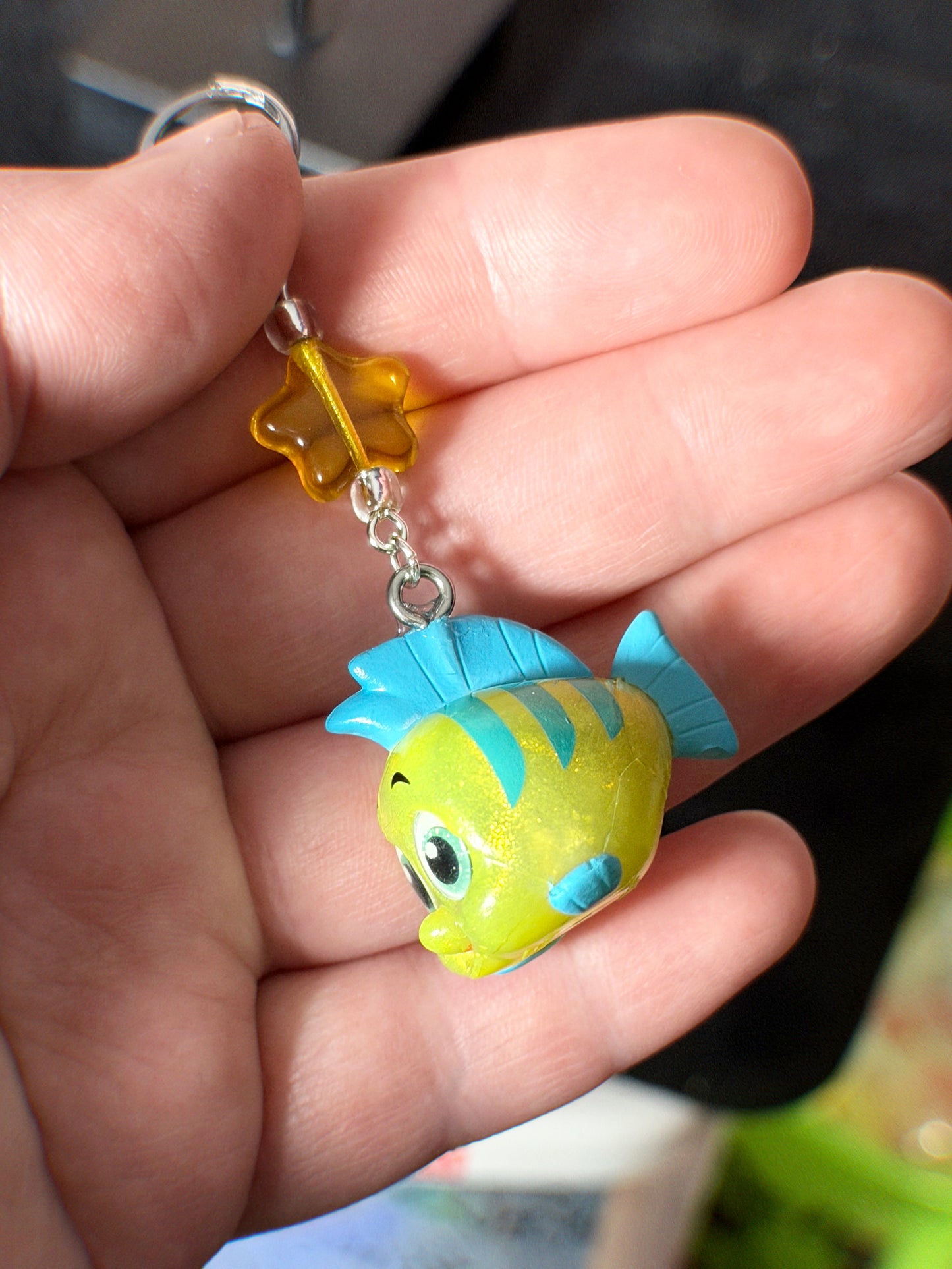 ariel n flounder earrings
