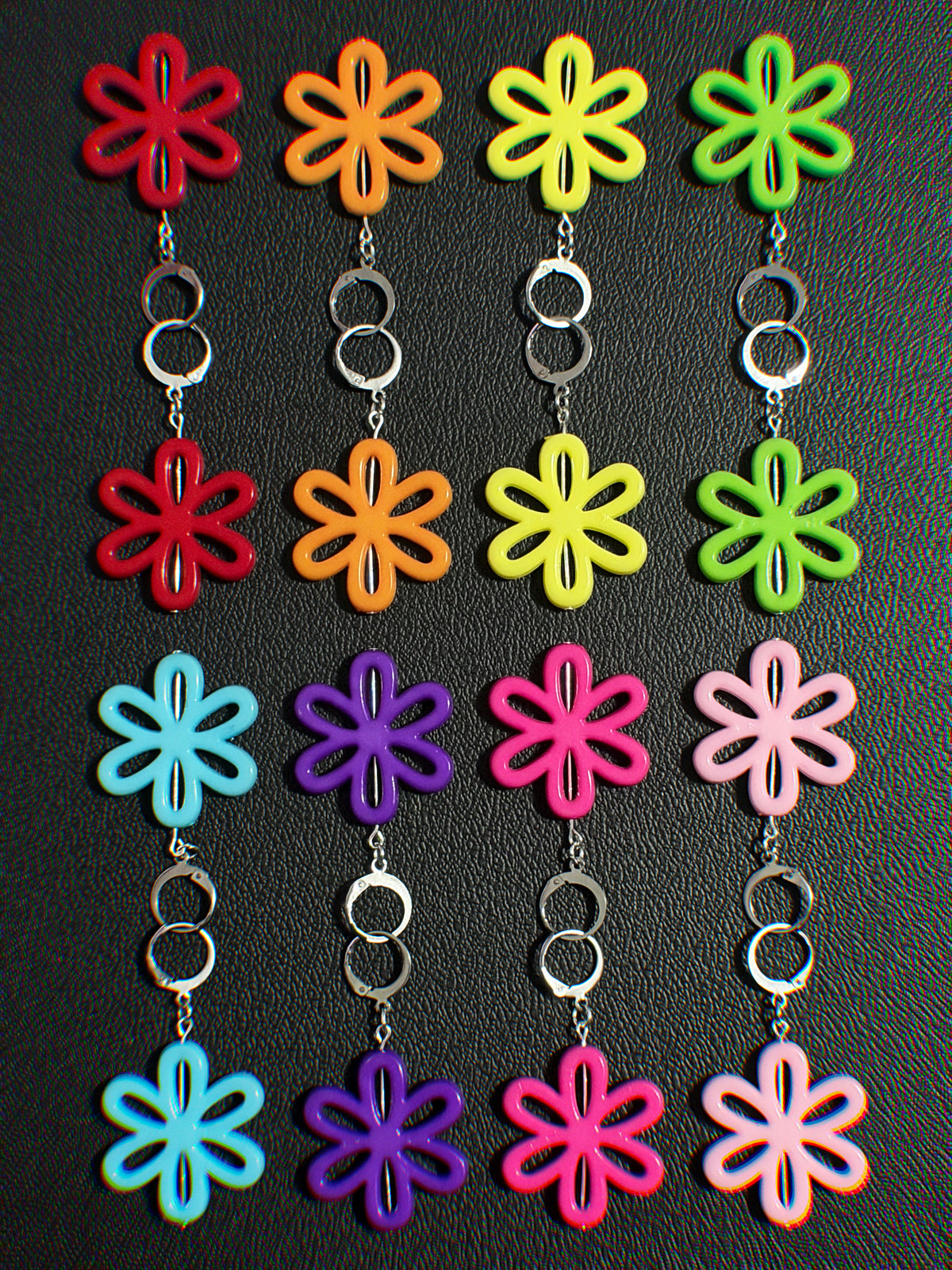 big daisy earrings (8 colors!)