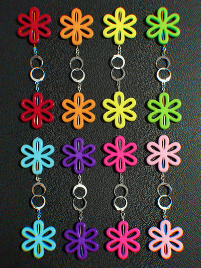 big daisy earrings (8 colors!)