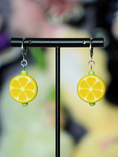 baby citrus earrings (two colors)