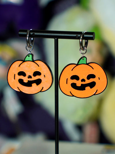 jack o lantern earrings