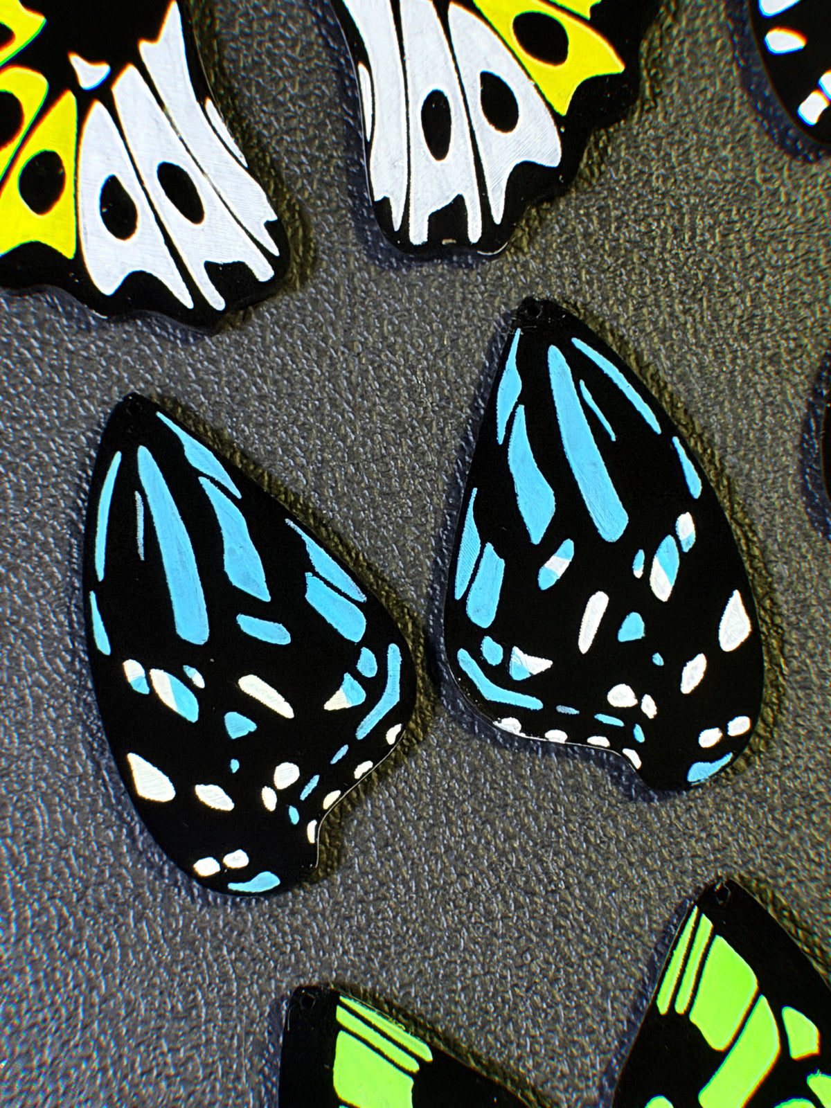 flutterby earrings (part 2)