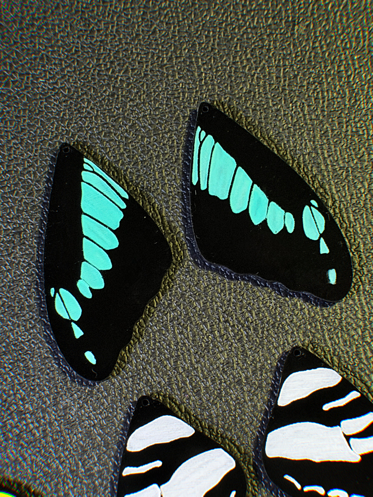 flutterby earrings (part 2)