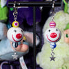 mystery clown earrings