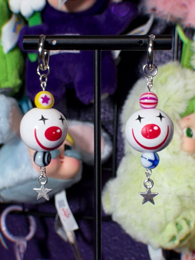 mystery clown earrings