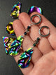 mystery oil slick earrings