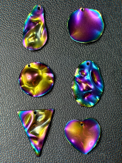 mystery oil slick earrings