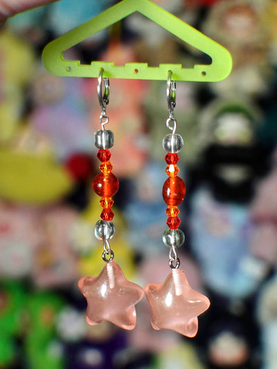 power puff stars earrings