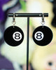 8 ball earrings