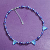 glass heart spike necklaces (4 styles!)