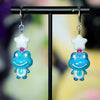 starry frog earrings (3 colors)