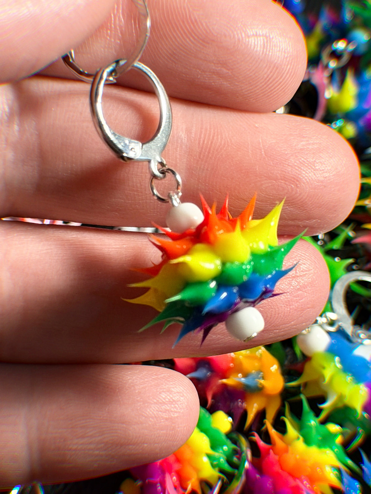 mystery spiky earrings