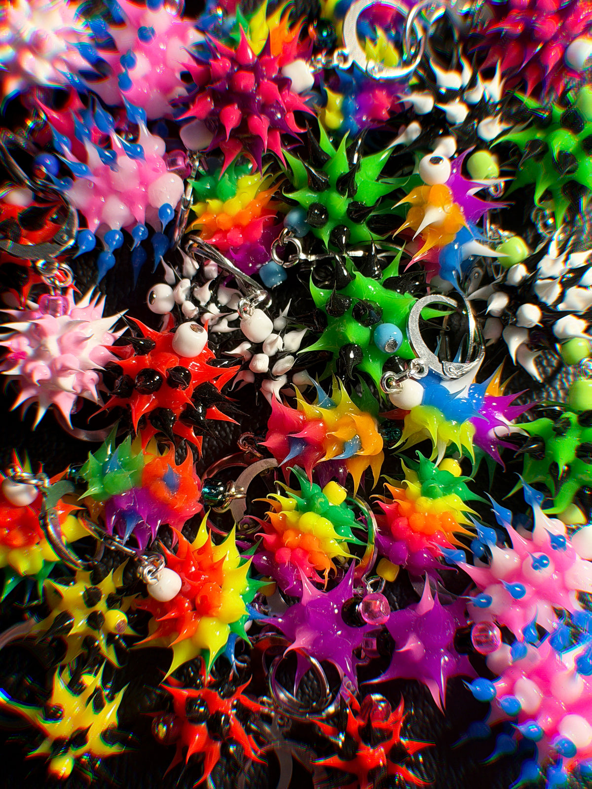 mystery spiky earrings