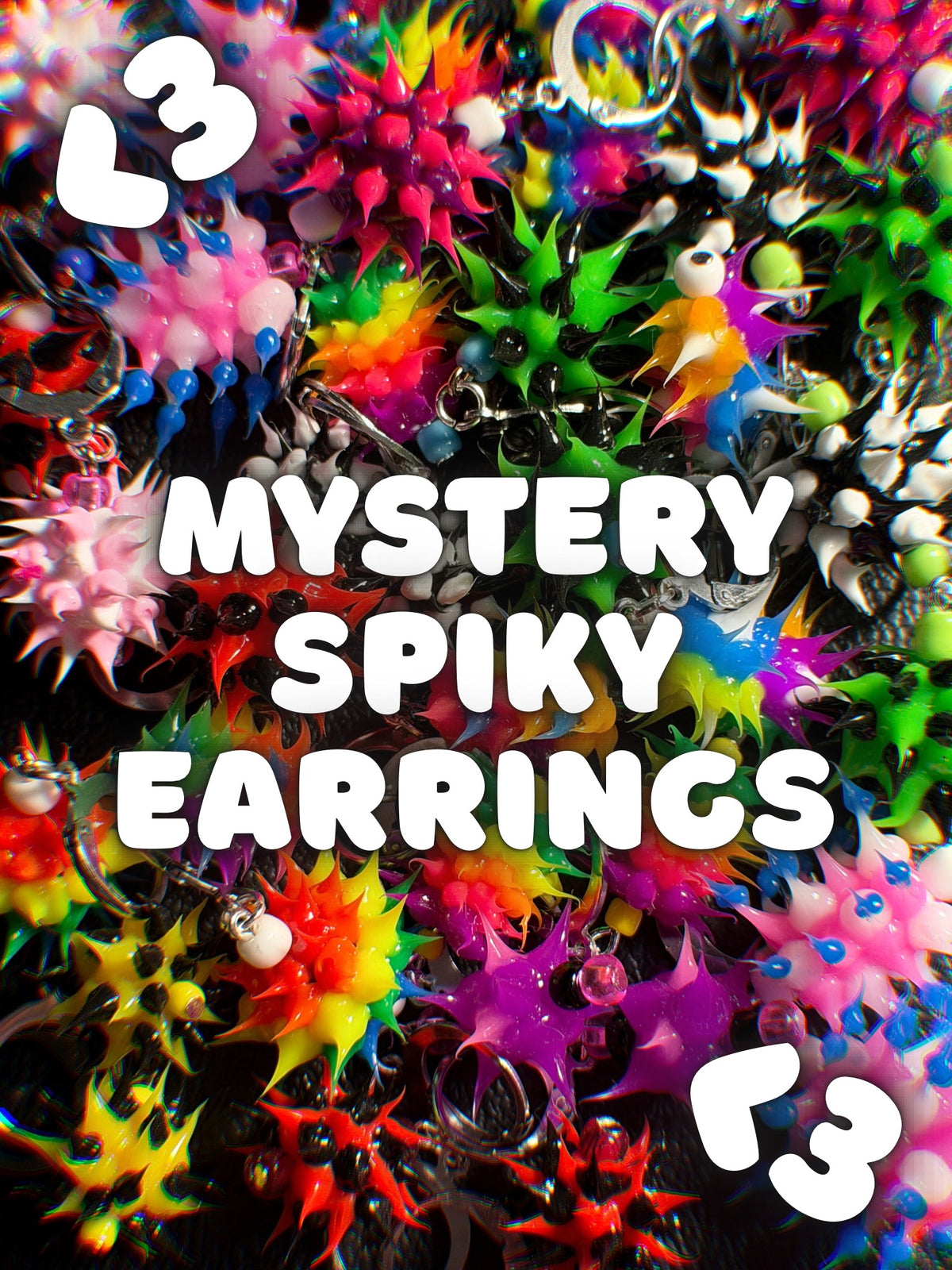 mystery spiky earrings