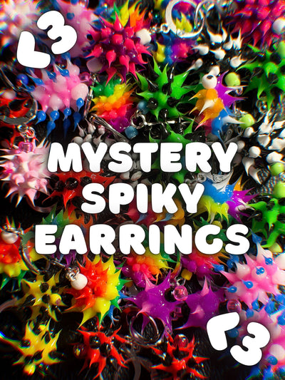 mystery spiky earrings