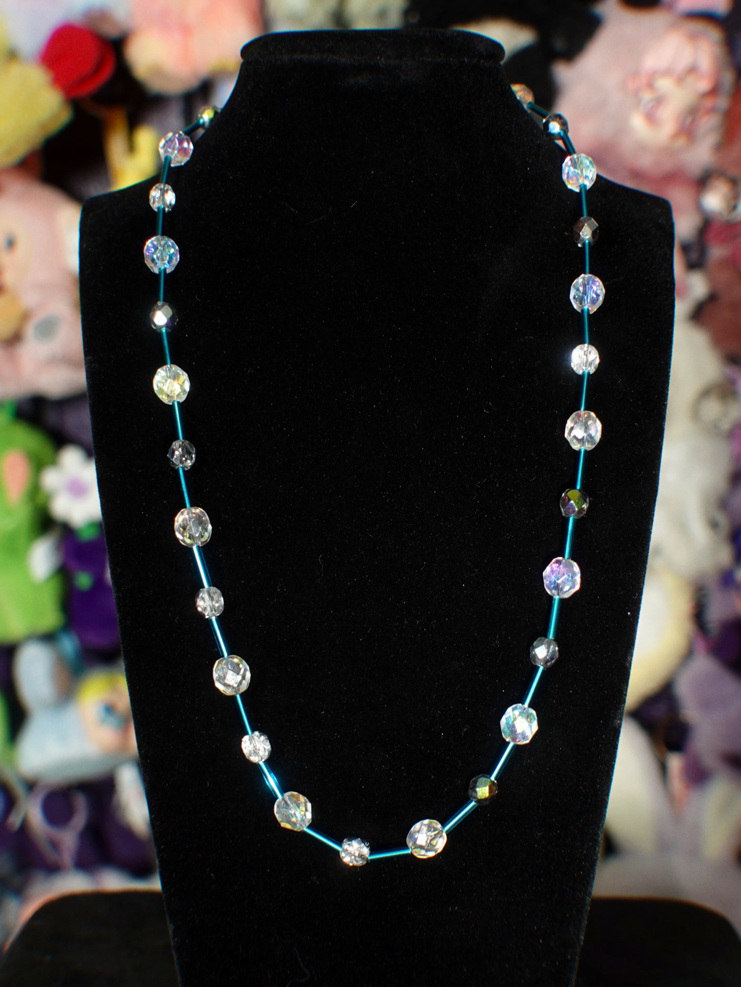 aqua sparkle necklace