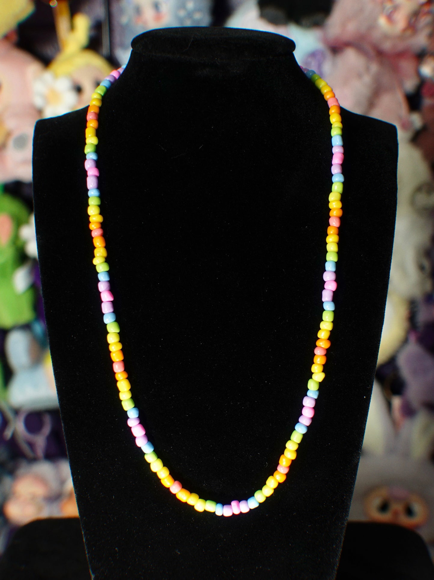 rainbow candy necklace