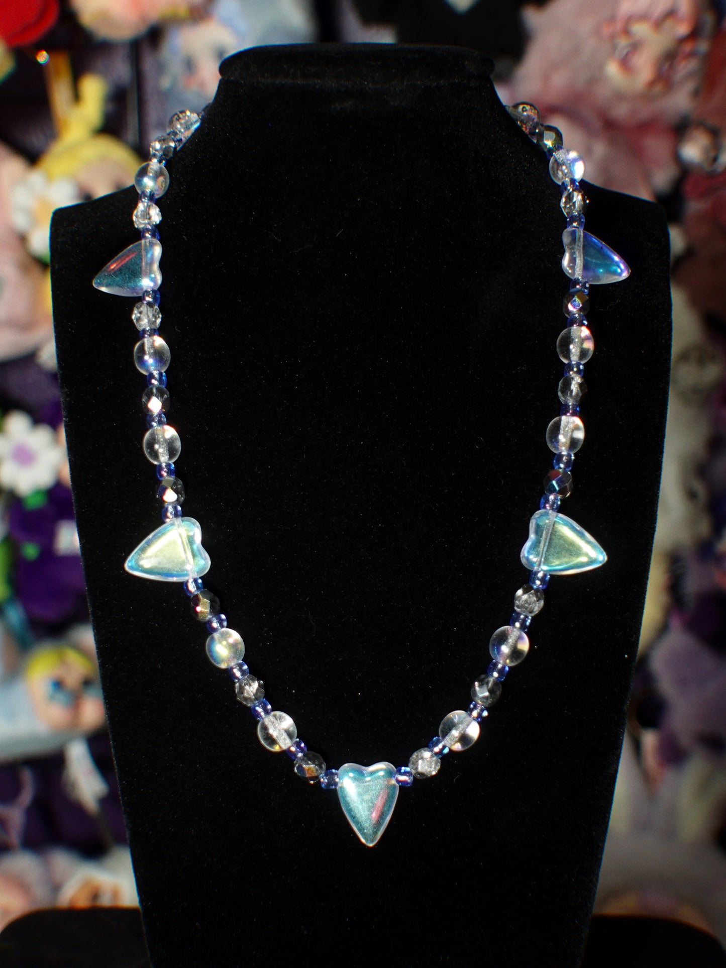 aurora heart necklace